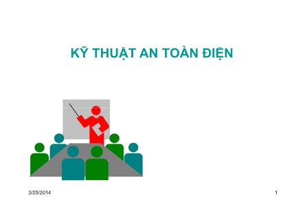 Giáo trình Kĩ thuật an toàn điện