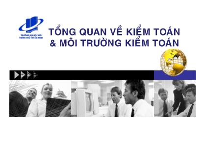 Giáo trình Kiểm toán - Chương 2: Tổng quan về kiểm toán và môi trường kiểm toán