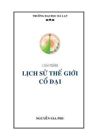 Giáo trình Lịch sử Thế giới cổ đại (Phần 1) - Nguyễn Gia Phu