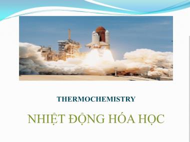 Giáo trình Nhiệt động hóa học