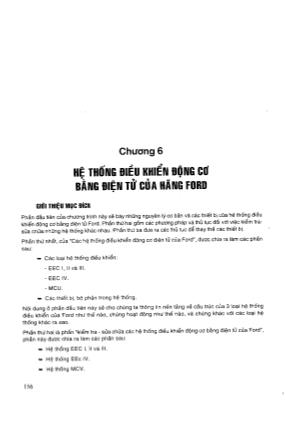 Giáo trình Sửa chữa điện tử thông dụng - Chương 6: Hệ thống điều khiển động cơ bằng điện tử của hãng Ford