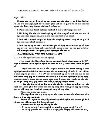 Giáo trình Tài chính doanh nghiệp (Bản đẹp)