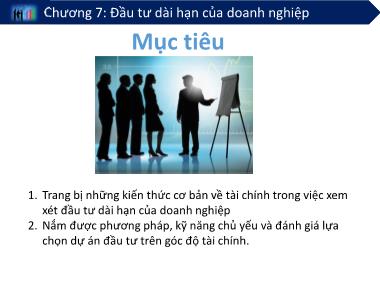 Giáo trình Tài chính doanh nghiệp - Chương 7: Đầu tư dài hạn của doanh nghiệp