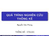 Giáo trình Thống kê - Chương 2: Tổng quan về thống kê - Nguyễn Văn Phong