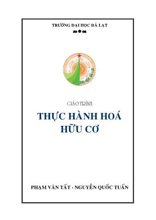 Giáo trình Thực hành Hóa hữu cơ - Phạm Văn Tất