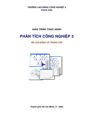 Giáo trình Thực hành Phân tích Công nghiệp 3