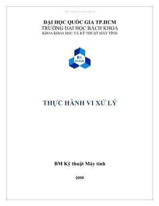 Giáo trình Thực hành vi xử lí