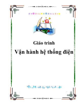 Giáo trình Vận hành hệ thống điện