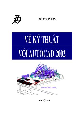 Giáo trình Vẽ kĩ thuật với AutoCad 2002