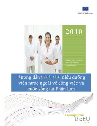 Tài liệu Hướng dẫn dành cho điều dưỡng viên nước ngoài về công việc và cuộc sống tại Phần Lan