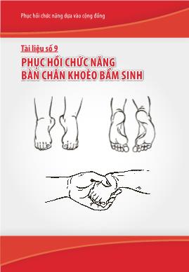 Tài liệu Phục hồi chức năng bàn chân khoèo bẩm sinh