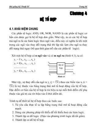 Bài giảng Kỹ thuật số (Phần 2)