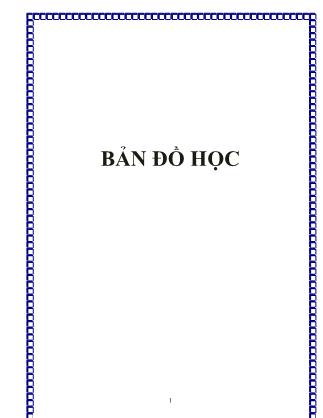 Giáo trình Bản đồ học (Bản đẹp)