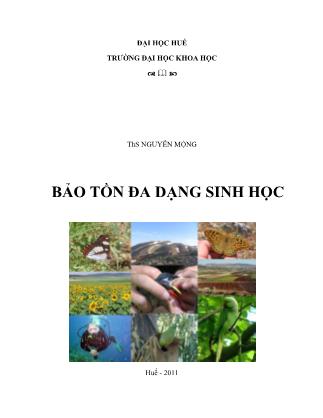 Giáo trình Bảo tồn đa dạng Sinh học - Nguyễn Mộng