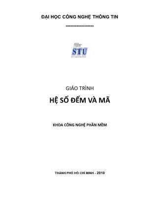 Giáo trình Hệ số đếm và mã