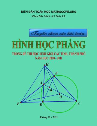 Giáo trình Hình học Phẳng