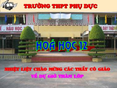 Giáo trình Hóa học 12