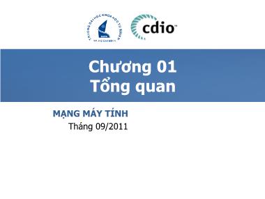 Giáo trình Mạng máy tính - Chương 1: Tổng quan