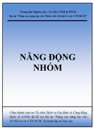 Giáo trình Năng động nhóm