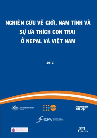 Giáo trình Nghiên cứu về giới, nam tính và sự ưa thích con trai ở nepal và Việt Nam