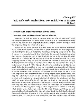 Giáo trình Tâm Lý học trẻ em - Phần 2: Đặc điểm phát triển tâm lý của trẻ ấu nhi - Nguyễn Ánh Tuyết