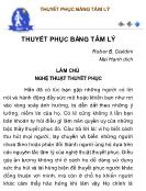 Giáo trình Thuyết phục bằng tâm lý