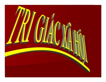 Giáo trình Tri giác xã hội