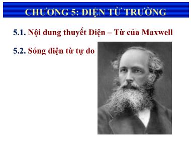 Giáo trình Vật lý đại cương - Chương 5: Điện từ trường