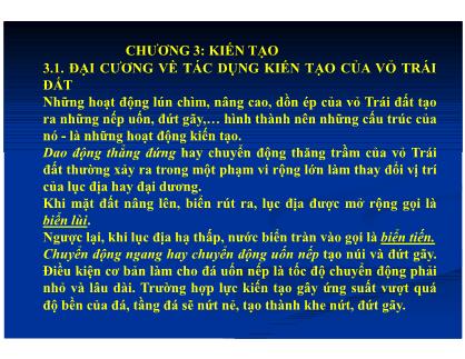 Bài giảng Kiến tạo (Bản đẹp)