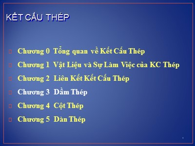 Bài giảng môn Kết cấu thép - Chương 3: Dầm thép