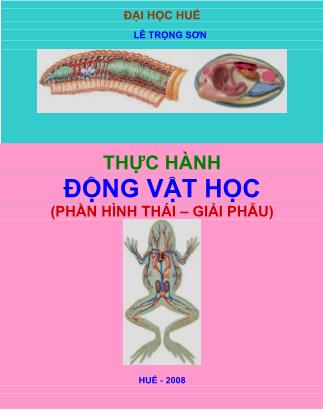 Bài giảng Thực hành Động vật học