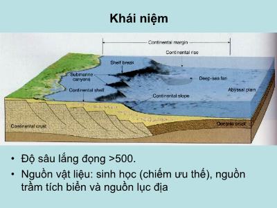 Bài giảng Trầm tích biển sâu