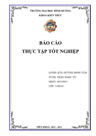 Báo cáo Thực tập tốt nghiệp - Huỳnh Minh Tâm