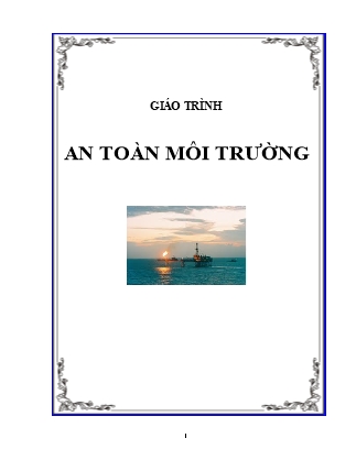 Giáo trình An toàn môi trường