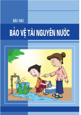 Giáo trình Bảo vệ tài nguyên nước