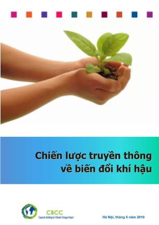 Giáo trình Chiến lược truyền thông và biến đổi khí hậu