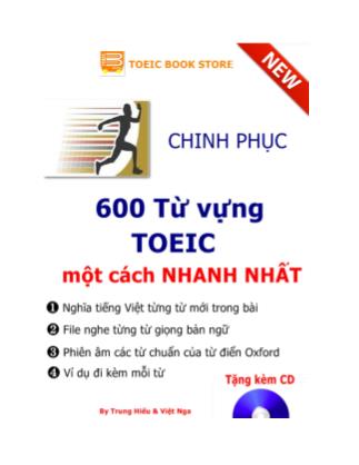 Giáo trình Chinh phục 600 từ vựng Toeic một cách nhanh nhất