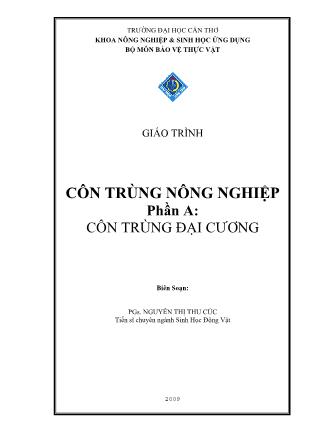 Giáo trình Côn trùng nông nghiệp