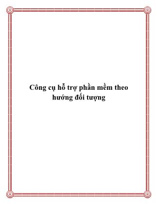 Giáo trình Công cụ hỗ trợ xây dựng phần mềm theo hướng đối tượng (Chuẩn kiến thức)