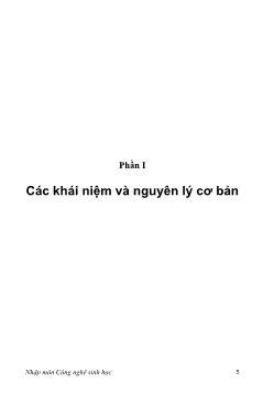 Giáo trình Công nghệ Sinh học - Phần 1: Các khái niệm và nguyên lý cơ bản