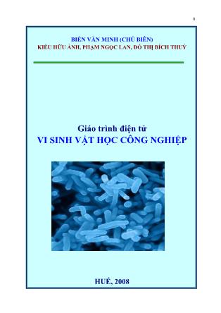 Giáo trình điện tử Vi sinh vật học công nghiệp