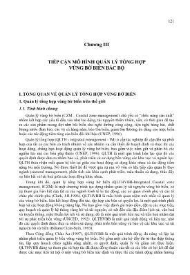 Giáo trình Định hướng quản lý tổng hợp vùng biển - Chương 3: Tiếp cận mô hình quản lý tổng hợp vùng biển Bắc bộ