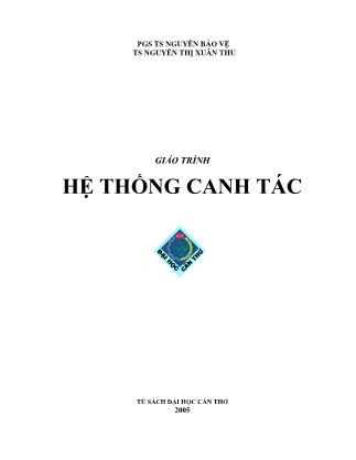 Giáo trình Hệ thống canh tác (Chuẩn kiến thức)