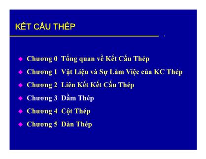 Giáo trình kết cấu thép - Chương 3: Dầm thép