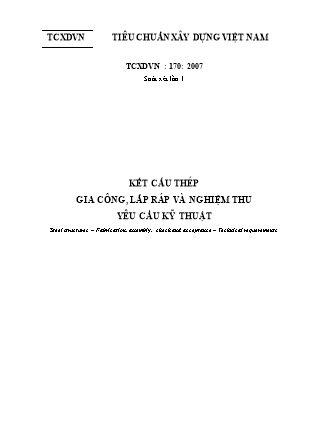 Giáo trình Kết cấu thép gia công, lắp ráp và nghiệm thu yêu cầu kỹ thuật