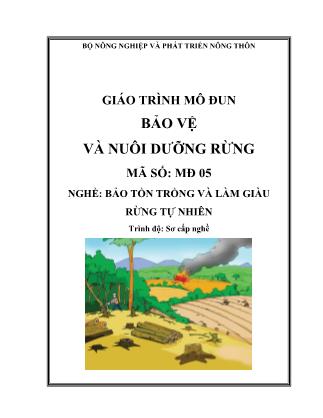 Giáo trình Mô đun bảo vệ và nuôi dưỡng rừng