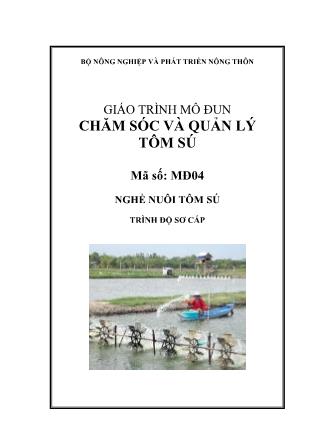 Giáo trình Mô đun chăm sóc và quản lý tôm sú