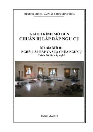 Giáo trình Mô đun chuẩn bị lắp ráp ngư cụ