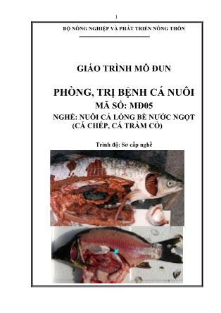 Giáo trình Mô đun phòng-trị bệnh cá nuôi