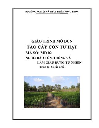 Giáo trình Mô đun tạo cây con từ hạt